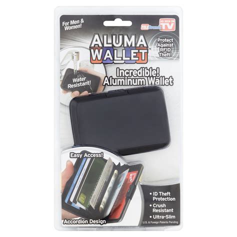 aluminum wallet walmart